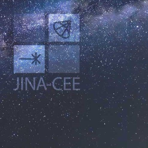 jina logo over stars